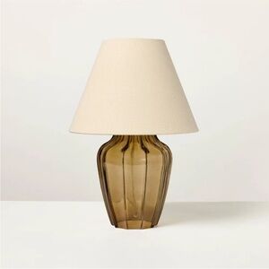 Hearth & Hand with Magnolia Tan Glass Table Lamp